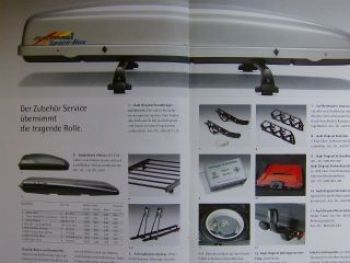 Audi A4 Das Zubehör Prospekt  November 1994 Rarität