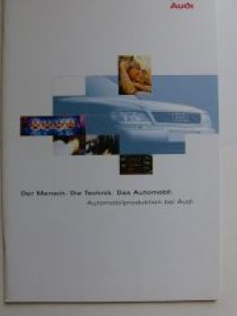 Audi der Mensch.Die Technik.Das Automobil. Prospekt Januar 1997