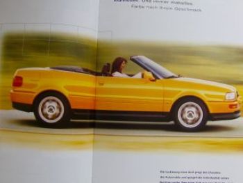 Audi der Mensch.Die Technik.Das Automobil. Prospekt Januar 1997