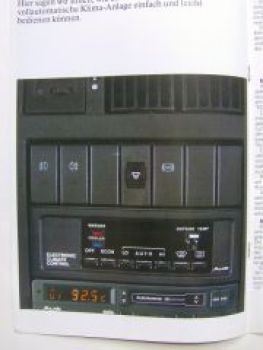 Audi 100/200 Modelle Vollautomatische Klima-Anlage Prospekt