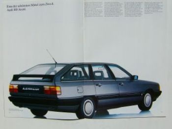 Audi das neue Programm alle Modelle März 1985