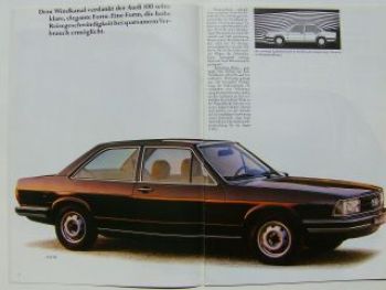 Audi 100 +Avant (Typ 43) Prospekt August 1981 Rarität