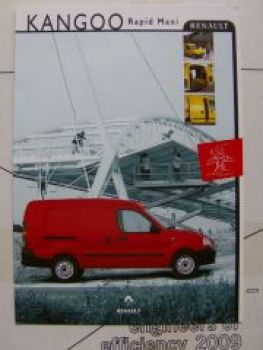 Renault Kangoo Rapid Maxi Prospekt September 1999 NEU
