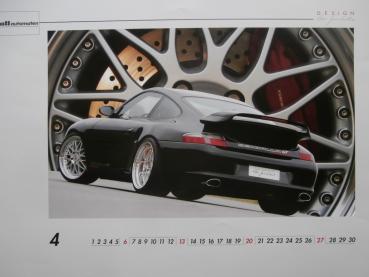 Design Uwe Gemballa Kalender 2003 996 Turbo GTR 650 GTR 750Evo,GTR Biturbo C4S GT,Turbo GTR 600