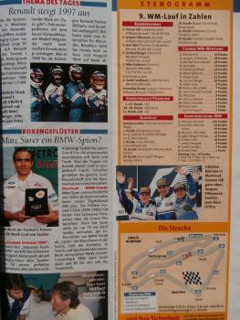 Auto Bild Spezial 1/96 Formel 1 Das Duell Frentzen vs. Schumacher,Hill schlägt Villeneuve