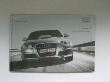 Audi RS 6 Limousine und Avant Buch August 2008 NEU