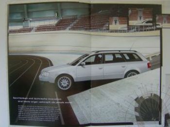 Audi A6 Sport Prospekt Juni 2001 NEU