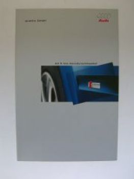 Audi A4 S line Aerodynamikpaket Prospekt März 2003 NEU