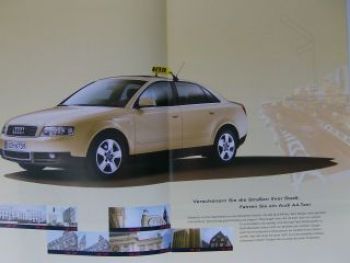 Audi Taxi/Mietwagen A4 Limousine +A6 +Avant Prospekt