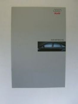 Audi A6 Security Prospekt August 1999 NEU