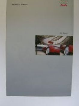 Audi A3 Sport (8I) Prospekt quattro GmbH September 2000