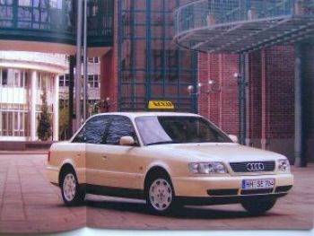 Audi Taxi A4, A6 Limousine & Avant Prospekt September 1996