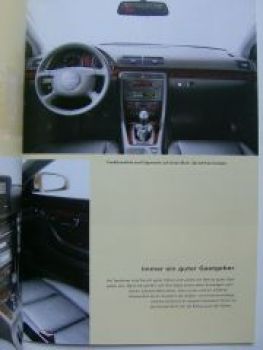 Audi Taxi & Mietwagen A4 +A6 Limousine/Avant Prospekt März 2002