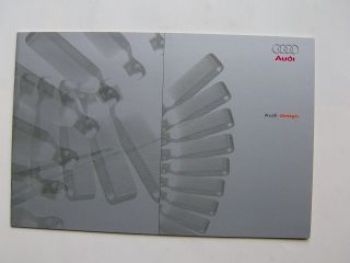 Audi design Prospekt +Fahrräder März 2004 NEU