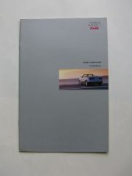 Audi Cabriolet (8G) Final Edition Prospekt Englisch UK