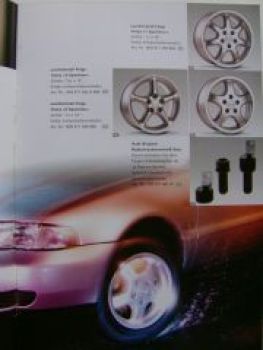 Audi Original Zubehör Prospekt A4 Limousine & Avant April 1996