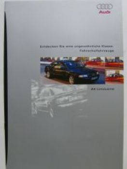 Audi Fahrschulfahrzeuge A4 Limousine Prospekt April 1996