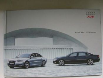 Audi A8 12-Zylinder Buch Januar 2007 NEU