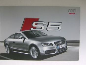 Audi S5 Coupe Prospekt März 2007 NEU