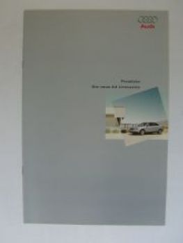Audi Preisliste neue A4 Limousine Oktober 2000
