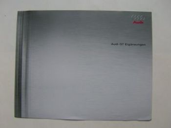 Audi Q7 Ergänzungen Prospekt 3.0TDi quattro