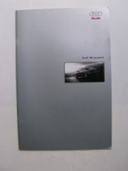 Audi S8 quattro Prospekt März 1999 UK Englisch NEU