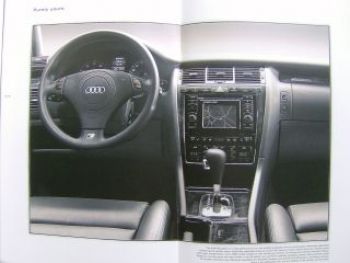 Audi S8 quattro Prospekt März 1999 UK Englisch NEU