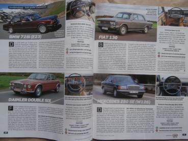 Auto Zeitung classiccars 12/2018 350SE W116 vs. BMW 3.0S E3,E-Type vs.MGB GT V8 vs. Lotus Elan +2,Kaufberatung