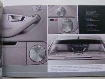 Audi A8 Bang & Olfusen Advanced Sound System Prospekt 2005/6