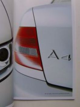 Audi A4 Limousine og Avant Prospekt Dänemark Juli 1999