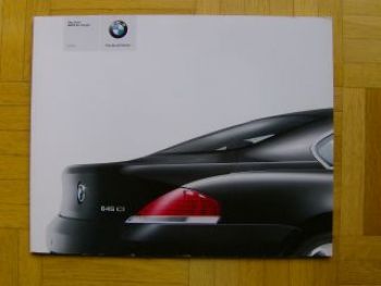 BMW 6er Coupe E63 645Ci Prospekt 2003