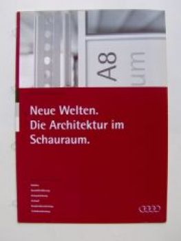 Audi A8 Neue Welten interner Prospekt über Werbestrategien