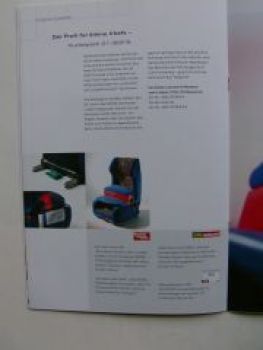 Audi Original Zubehör Kindersitze Prospekt Juni 2000 NEU