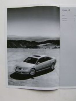 Audi Preisliste A8 (4E2) August 2002 NEU