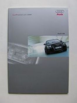 Audi A8 Prijslijst Juni 2004 Niederlande NEU