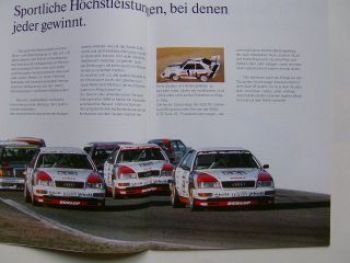 Audi Programm Gesamtprospekt September 1992