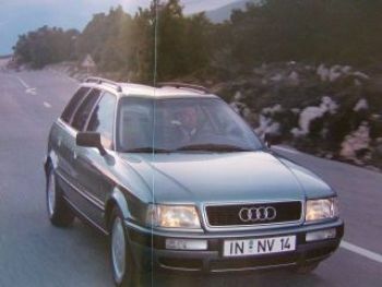 Audi TDI Prospekt 80, 100 +Avantmodelle Juli 1993 NEU