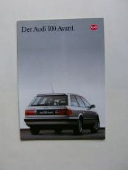 Audi 100 Avant (C4) Prospekt Juli 1991 Rarität