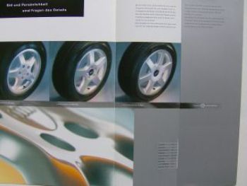 Audi Zubehör Leichtmetallräder Prospekt 5/1999 NEU