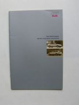 Audi Taxi/Mietwagen A6/A4 Limousine+Avant Prospekt 8/1999