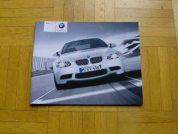 BMW Das neue M3 Coupe E92 Prospekt 2007 Vorstellung