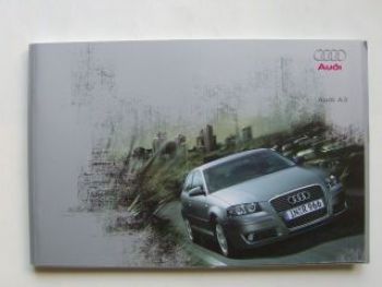 Audi A3 Prospektmappe September 2007 +Preisliste 10/2007