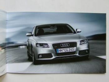 Audi A4 Limousine Prospekt Vorabvorstellung NEU