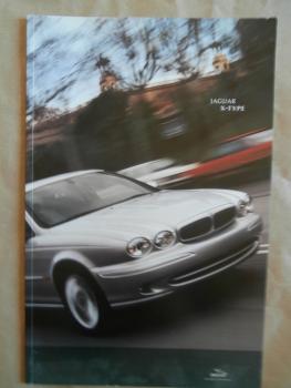 Jaguar X-Type Prospekt April 2001 V6 +Sport Großformat Katalog