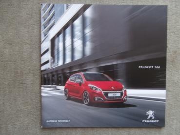 Peugeot 208 +GT-Line Prospekt November 2018 Active Signature Allure +Preisliste