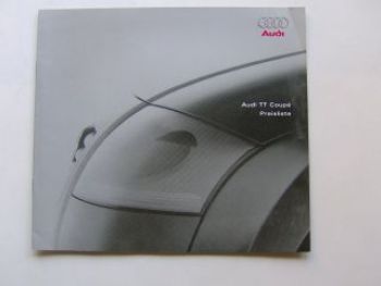 Audi Preisliste TT Coupe Juni 1998 NEU