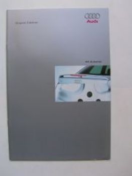 Audi A4 Zubehör Prospekt Juli 1999 NEU