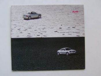 Audi TT Coupe & Roadster Prospekt Juli 2002