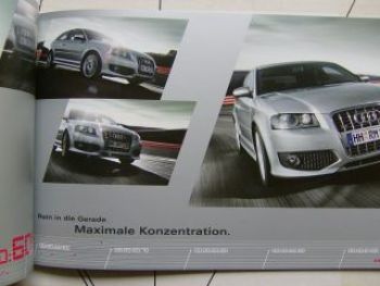 Audi S3 Prospekt August 2006 NEU