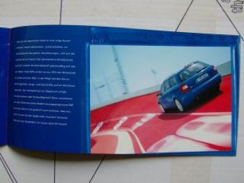 Audi S4 Vorabflyer Prospekt Limousine/Avant 9/2002